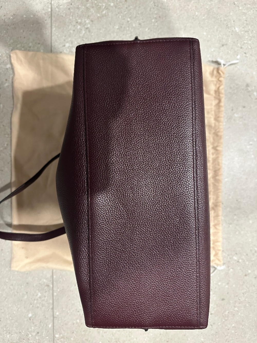 REBECCA MINKOFF MEGAN LEATHER TOTE HANDBAG - Picture 7 of 8